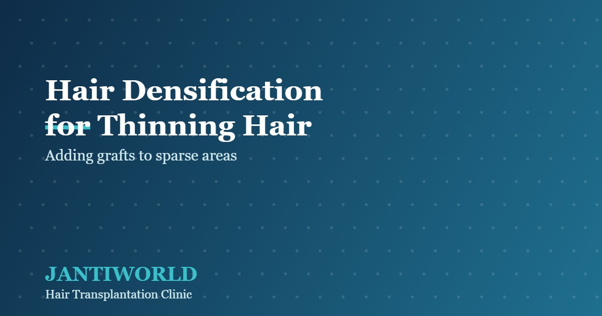 Hair densification for thinning sparse hair