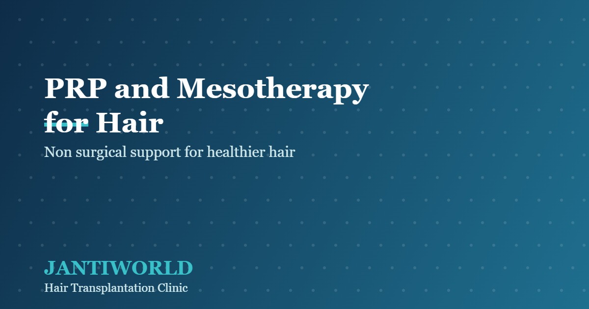 PRP and mesotherapy hair treatment