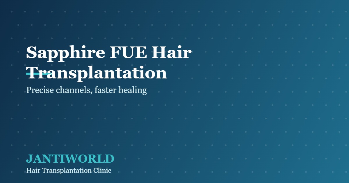 Sapphire FUE hair transplantation technique