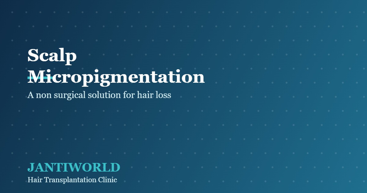 Scalp micropigmentation treatment